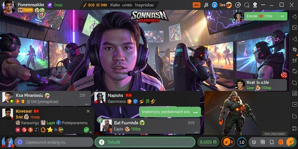 Leaderboard yang menampilkan skor pemain secara real-time.