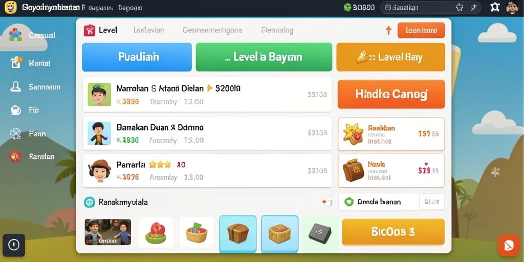 Fitur chat yang memudahkan interaksi antar pemain.