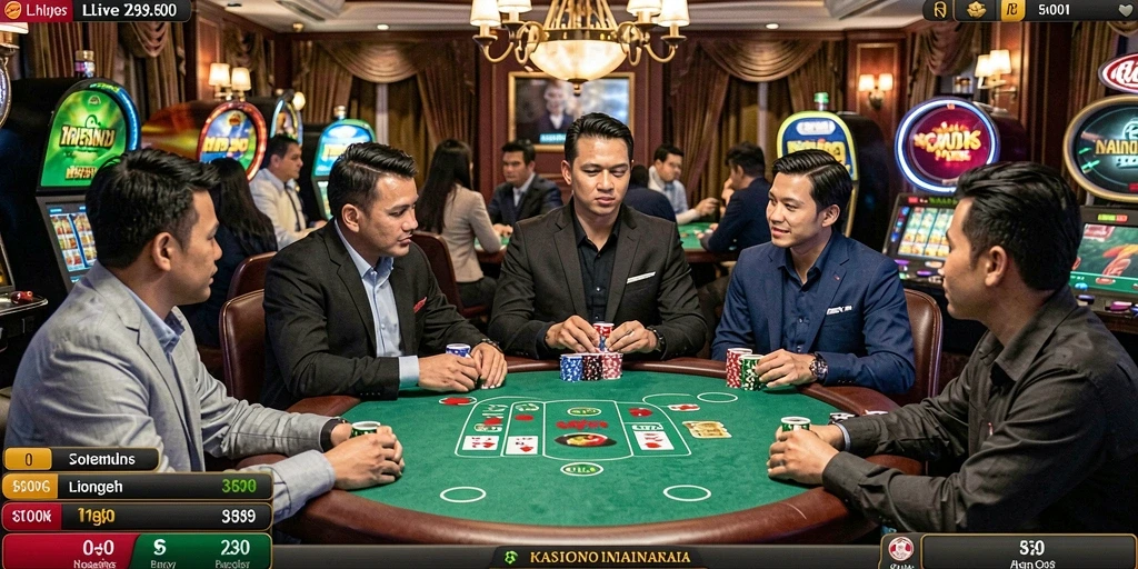 Screenshot menunjukkan interaksi sosial antar pemain dalam mode multiplayer.