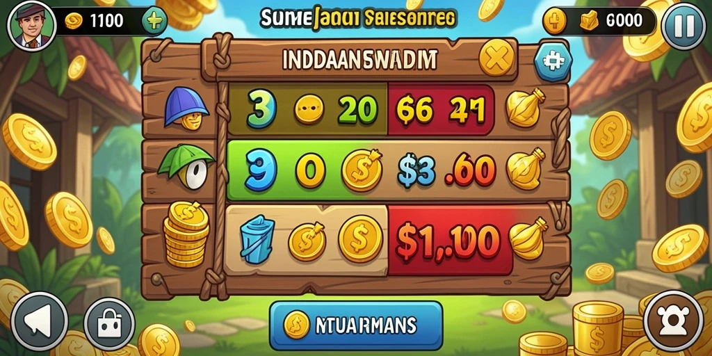 Tangkapan layar memperlihatkan sistem reward yang menggiurkan.