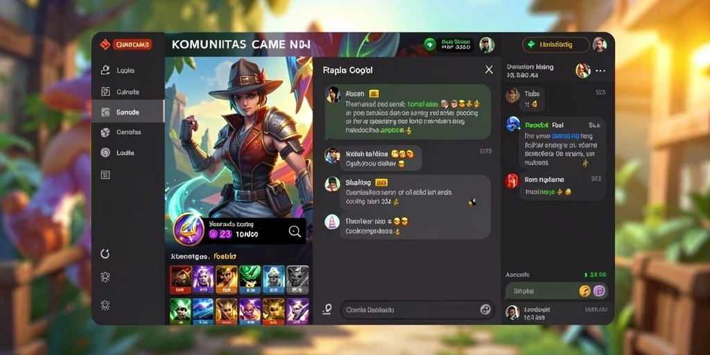 Gambar ketiga menunjukkan mode multiplayer yang penuh tantangan.