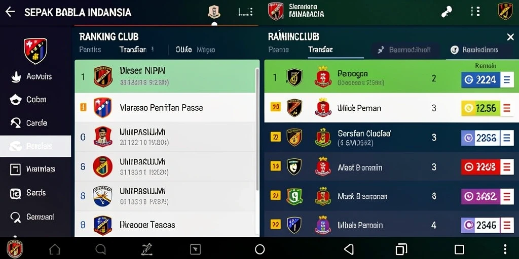 Screenshot ketiga menampilkan fitur komunitas yang interaktif.