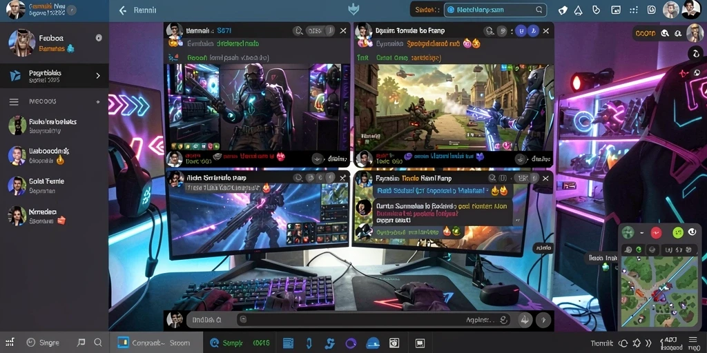 Tangkapan layar ketiga menunjukkan mode multiplayer yang seru.