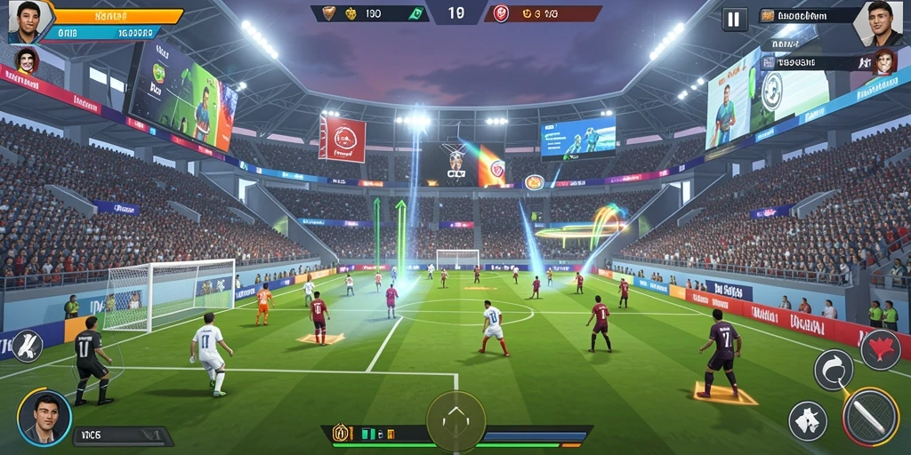 Visual level yang menarik dan penuh tantangan.